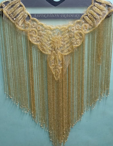 Net Lace Beaded Blouse - BB041 - Aspiration Traders