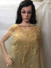 Load image into Gallery viewer, Net Lace Beaded Blouse - BB046
