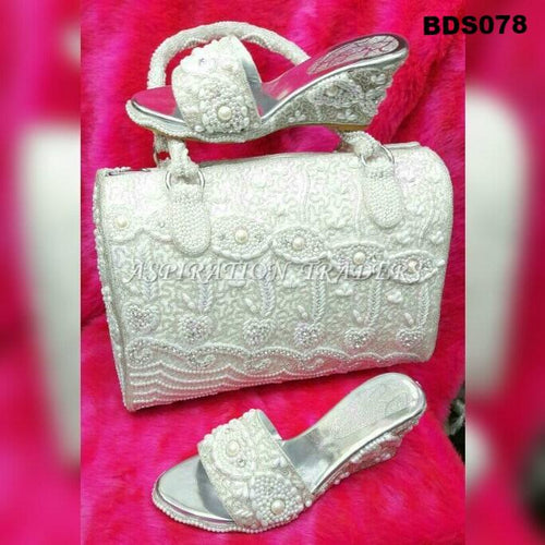 Hand Bag, Clutch & Shoes - BDS078 - Aspiration Traders