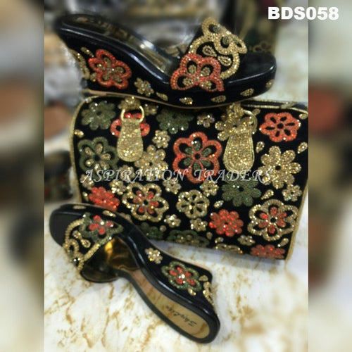 Hand Bag, Clutch & Shoes - BDS058 - Aspiration Traders