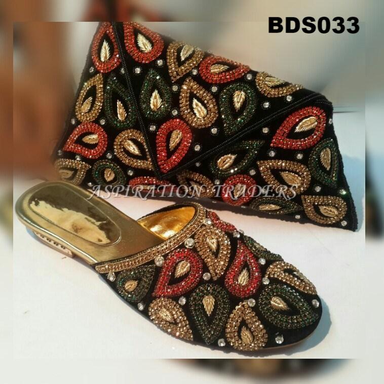 Hand Bag, Clutch & Shoes - BDS033 - Aspiration Traders