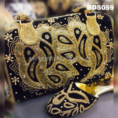 Hand Bag, Clutch & Shoes - BDS059 - Aspiration Traders