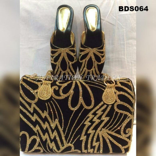 Hand Bag, Clutch & Shoes - BDS064 - Aspiration Traders