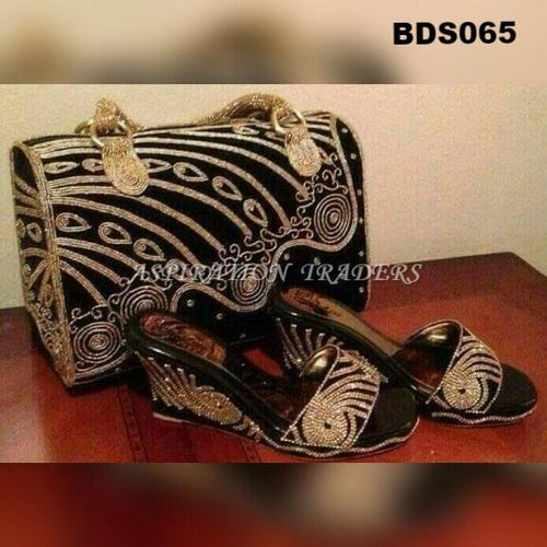 Hand Bag, Clutch & Shoes - BDS065 - Aspiration Traders