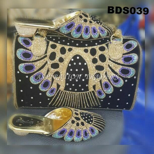 Hand Bag, Clutch & Shoes - BDS039 - Aspiration Traders