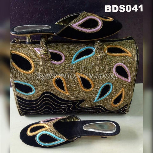 Hand Bag, Clutch & Shoes - BDS041 - Aspiration Traders