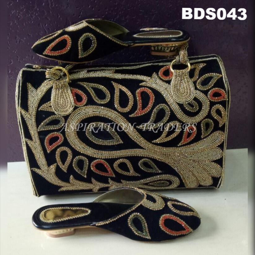 Hand Bag, Clutch & Shoes - BDS043 - Aspiration Traders