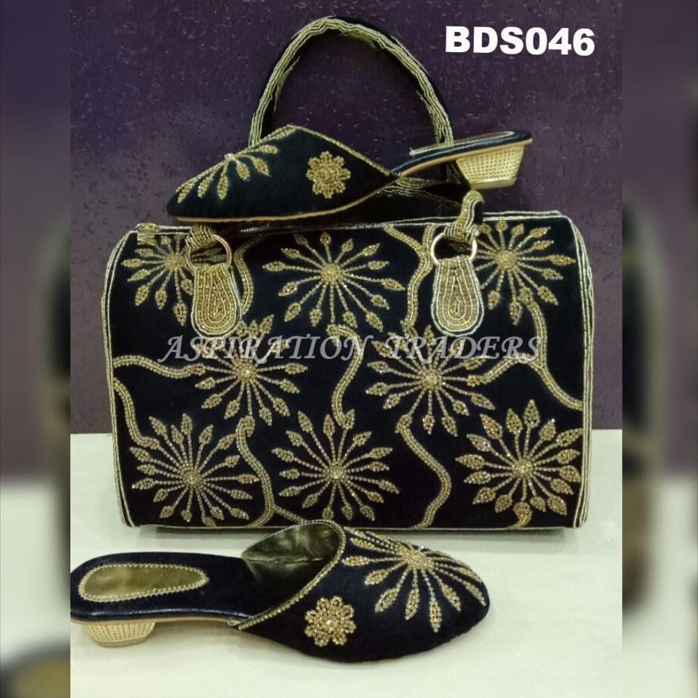 Hand Bag, Clutch & Shoes - BDS046 - Aspiration Traders