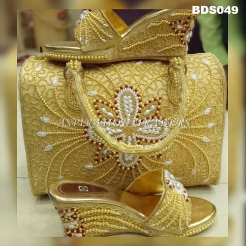 Hand Bag, Clutch & Shoes - BDS049 - Aspiration Traders
