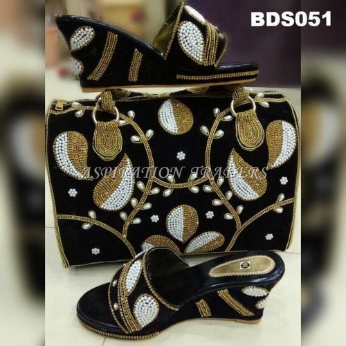 Hand Bag, Clutch & Shoes - BDS051 - Aspiration Traders