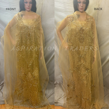 Load image into Gallery viewer, Heavily Hand Beaded Designer Front  Back Dress for Wedding -EG003
