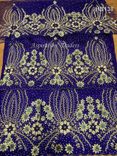 Load image into Gallery viewer, IGBO traditional Heavily Beaded Nigerian wedding Style George Wrapper With Blouse- HB138
