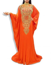 Load image into Gallery viewer, Muslim Kaftan Abaya Lycra Super Quality Arabic Hijab African Fashion Dress - K034
