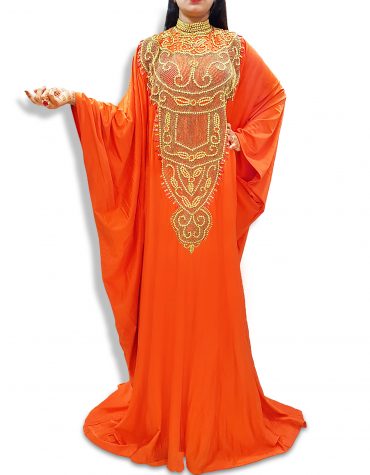 Muslim Kaftan Abaya Lycra Super Quality Arabic Hijab African Fashion Dress - K034