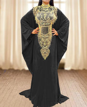 Load image into Gallery viewer, Muslim Kaftan Abaya Lycra Super Quality Arabic Hijab African Fashion Dress - K034
