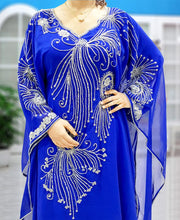 Load image into Gallery viewer, 2020 Latest fashion women traditional royal abaya hot selling long kaftan dress - K035
