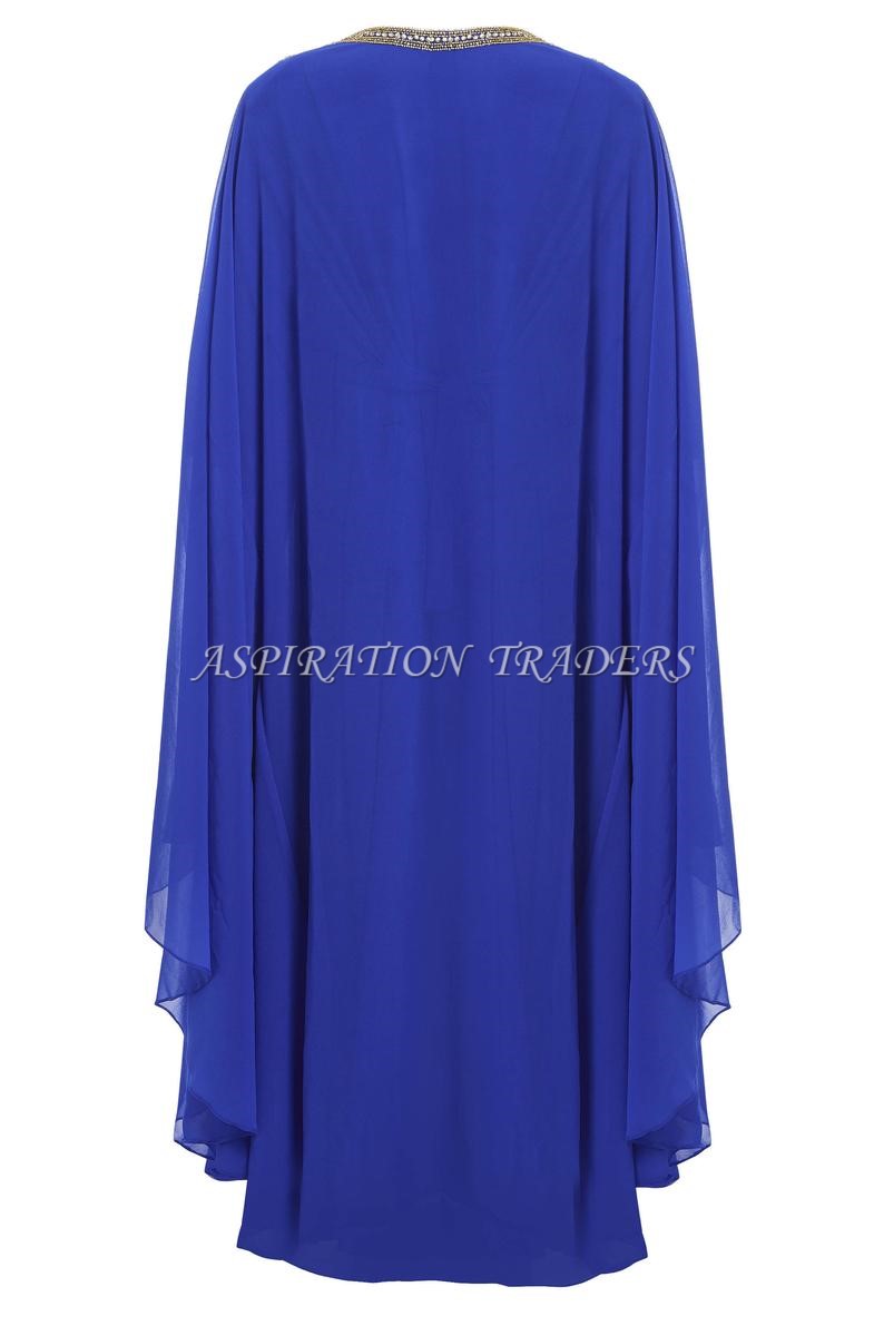 Royal Islamic Modern Elegant Dubai Moroccan Caftan Arabic party wear Beach kaftan- K054