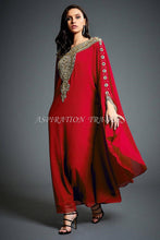 Load image into Gallery viewer, Royal Islamic Modern Elegant Dubai Moroccan Caftan Arabic party wear Beach kaftan- K054
