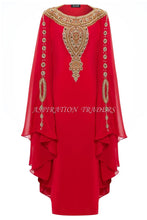 Load image into Gallery viewer, Royal Islamic Modern Elegant Dubai Moroccan Caftan Arabic party wear Beach kaftan- K054
