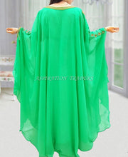 Load image into Gallery viewer, Royal Islamic Modern Elegant Dubai Moroccan Caftan Arabic party wear Beach kaftan- K054
