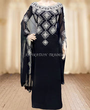 Load image into Gallery viewer, New Designer Dubai Styled Heavy Beaded Work Moroccan kaftan African Gown - K060
