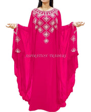 Load image into Gallery viewer, New Designer Dubai Styled Heavy Beaded Work Moroccan kaftan African Gown - K060
