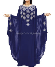 Load image into Gallery viewer, New Designer Dubai Styled Heavy Beaded Work Moroccan kaftan African Gown - K060
