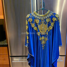 Load image into Gallery viewer, New Fancy Collection  High neck Stylish Kaftan Beaded Dress For Women - K062
