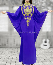 Load image into Gallery viewer, New Fancy Collection  High neck Stylish Kaftan Beaded Dress For Women - K062
