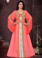 Load image into Gallery viewer, Takchita kaftan for women work on Dress Gowns  Kaftan with Belt - K067

