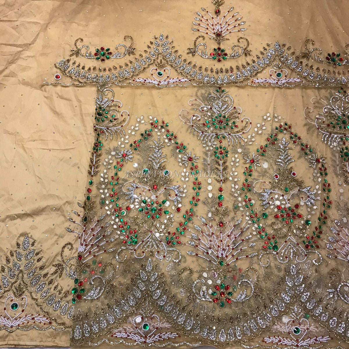 Latest African Trending Net Fabric Designer George Wrapper Set - NLDG1 ...