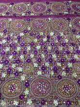 Load image into Gallery viewer, Nigerian Lace Fabrics Wholesale And Retail African High Quality Lace George - NLVG069
