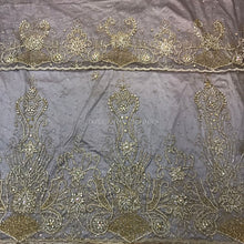 Load image into Gallery viewer, Asobie Order  Net fabric Hand Work Heavy beaded George wrapper  With Blouse- NLVG117
