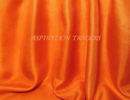 Orange Silk Taffeta Fabric - Aspiration Traders