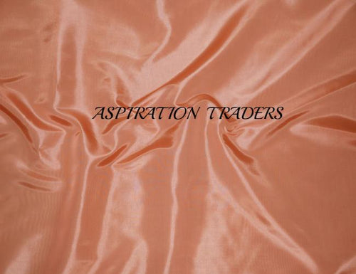 Peach Silk Taffeta Fabric - Aspiration Traders