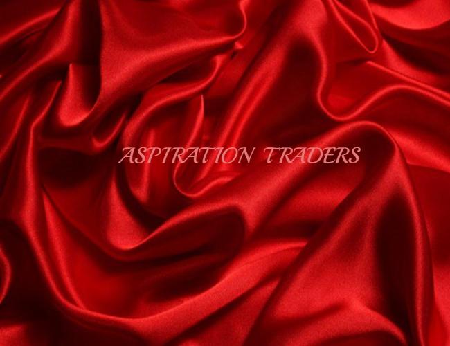 Hot Red Silk Taffeta Fabric - Aspiration Traders