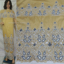 Load image into Gallery viewer, African Style Heavy Pearl Beaded George With Blouse For Igbo Wedding- PBG031
